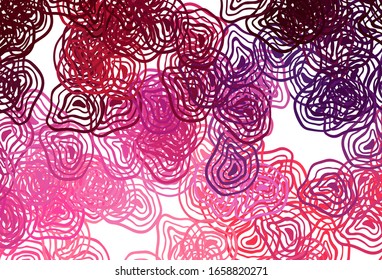 Light Purple, Pink vector pattern with lines. An elegant bright illustration with gradient. Abstract design for your web site.