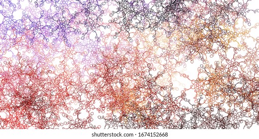 Light Purple, Pink vector pattern with curves. Colorful illustration, which consists of curves. Smart design for your promotions.