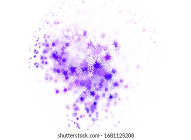 Light Purple, Pink vector pattern with random forms. Colorful chaotic forms with gradient in modern style. Modern design for your business card.