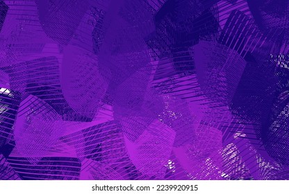 Light Purple, Pink vector pattern with random forms. Colorful chaotic forms with gradient in modern style. Best smart design for your business.