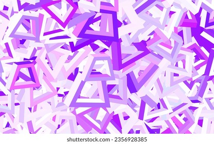 Light Purple, Pink vector pattern with random forms. Colorful chaotic forms with gradient in modern style. Elegant design for wallpapers.