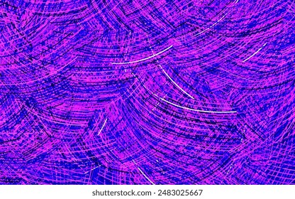 Light Purple, Pink vector pattern with wry lines. A completely new colorful illustration in simple style. Abstract design for your web site.