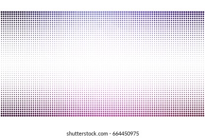 Light Purple, Pink vector pattern of geometric circle shapes. Colorful mosaic banner. Geometric background with colored disks.