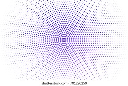 Light Purple, Pink vector pattern of geometric circle shapes. Colorful mosaic banner. Geometric background with colored disks.
