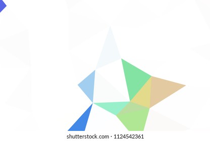 Light Purple, Pink vector polygon abstract layout. Glitter abstract illustration with an elegant triangles. Brand new design for your business.