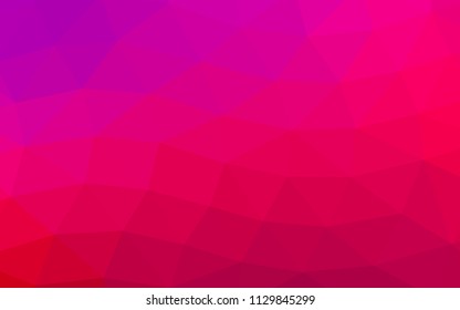 Light Purple, Pink vector polygon abstract polygon abstract. Colorful abstract illustration with gradient. The polygonal design can be used for your web site.