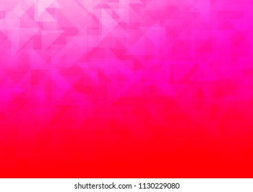 Light Purple, Pink vector polygon abstract layout. Colorful illustration in abstract style with gradient. The completely new template can be used for your brand book.