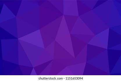 Light Purple, Pink vector polygon abstract background. A completely new color illustration in a polygonal style. Pattern for a brand book's backdrop.
