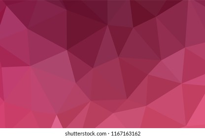 Light Purple, Pink vector polygon abstract backdrop. A completely new color illustration in a polygonal style. A new texture for your web site.