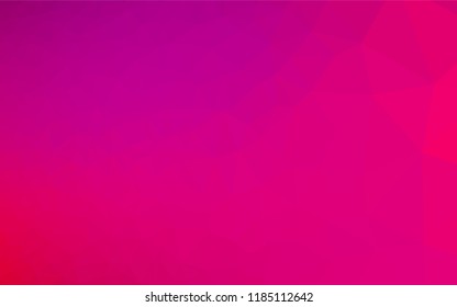 Light Purple, Pink vector polygon abstract backdrop. Creative illustration in halftone style with gradient. A completely new design for your business.