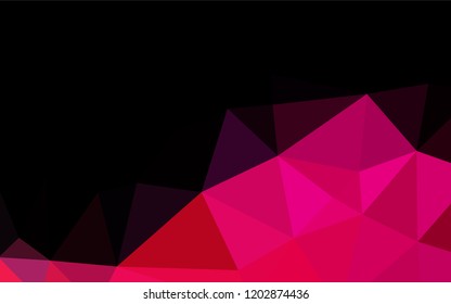 Light Purple, Pink vector polygon abstract background. Shining colored illustration in a Brand new style. A completely new design for your business.