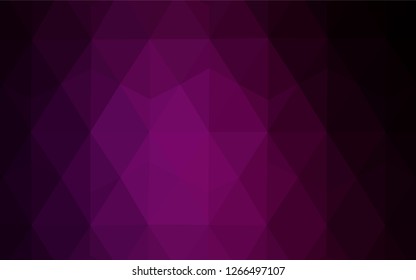 Light Purple, Pink vector polygon abstract background. Colorful abstract illustration with triangles. Textured pattern for your backgrounds.