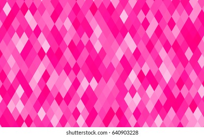 Light Purple, Pink vector polygon abstract background. Glitter abstract illustration with an elegant design. The textured pattern can be used for background.