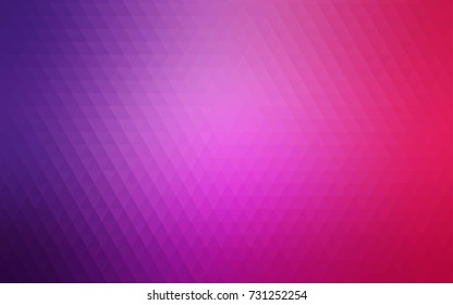Light Purple, Pink vector polygon abstract pattern. Triangular geometric sample with gradient.  Brand-new style for your business design.