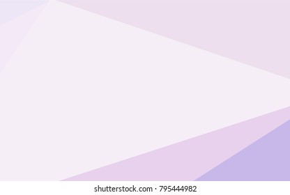 Light Purple, Pink vector polygon abstract background. Triangular geometric sample with gradient.  A completely new design for your business.