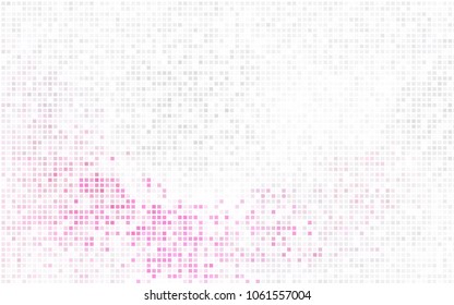 Light Purple, Pink vector polygonal illustration, which consist of rectangles. Rectangular pattern for your business design. Geometric background in Origami style with gradient. 