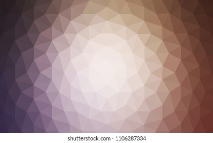 Light Purple, Pink vector polygonal template. Creative geometric illustration in Origami style with gradient. A new texture for your web site.