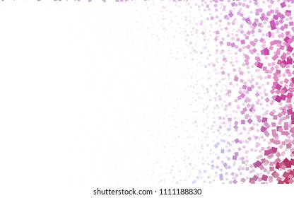 Light Purple, Pink vector polygonal illustration consisting of rectangles. Rectangular design for your business. Creative geometric background in origami style with gradient.