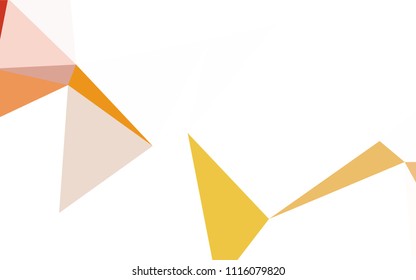 Light Purple, Pink vector polygonal template. Colorful illustration in abstract style with triangles. Pattern for a brand book's backdrop.