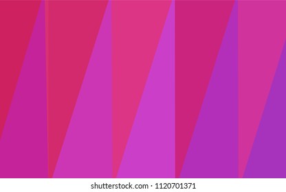 Light Purple, Pink vector polygonal template. Colorful illustration in abstract style with gradient. The template for cell phone's backgrounds.