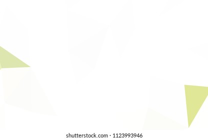Light Purple, Pink vector polygonal template. Polygonal abstract illustration with gradient. Triangular pattern for your design.