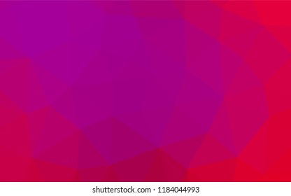 Light Purple, Pink vector polygonal background. A vague abstract illustration with gradient. The elegant pattern can be used as part of a brand book.