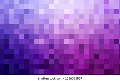 Light Purple, Pink vector polygonal illustration consisting of rectangles. Rectangular design for your business. Creative geometric background in origami style with gradient.