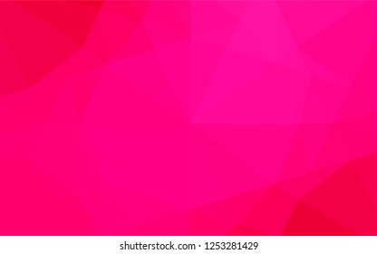 Light Purple, Pink vector polygonal background. Brand new colored illustration in blurry style with gradient. The textured pattern can be used for background.