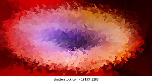 Púrpura claro, fondo poligonal vector rosa. Ilustración colorida decorativa con triángulos abstractos. Fondo de escritorio para tus aplicaciones web.