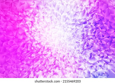 Púrpura claro, plantilla poligonal vector rosa. Muestra con formas poligonales. Un diseño completamente nuevo para su prospecto.