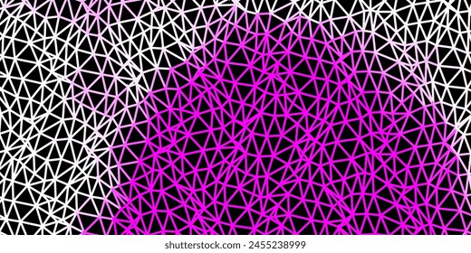 Fondo poligonal de Vector rosa y púrpura claro. Ilustración Abstractas con triángulos de gradiente elegantes. Diseño moderno para sus App.
