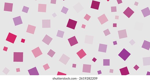 Light Purple, Pink vector polygonal illustration consisting of rectangles. Rectangular design for your business. Creative geometric background in origami style with gradient.