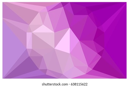 Light Purple, Pink vector polygonal illustration, which consist of triangles with a gemstone in center. Triangular design of a huge diamond for your business. Creative geometric background of gems.