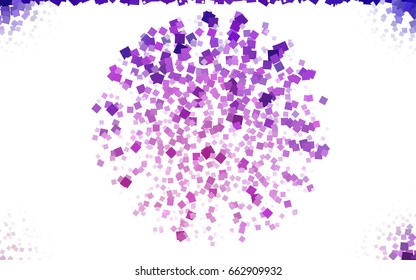 Light Purple, Pink vector polygonal illustration, which consist of rectangles. Rectangular pattern for your business design. Geometric background in Origami style with gradient. 