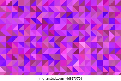 Light Purple, Pink vector polygonal pattern. Colorful illustration in abstract style with gradient. The elegant pattern can be used as part of a brand book.