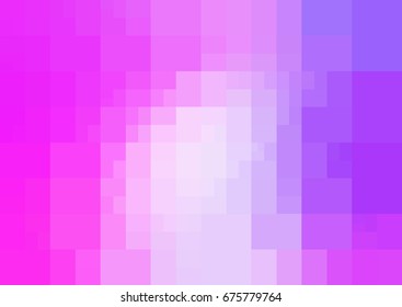 Light Purple, Pink vector polygonal illustration, which consist of rectangles. Rectangular design for your business. Creative geometric background in Origami style with gradient