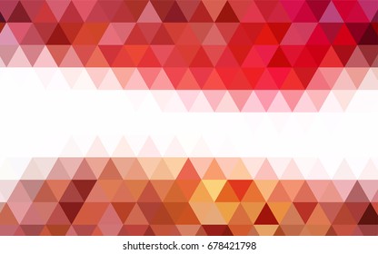 Light Purple, Pink vector polygonal pattern. Shining colored illustration in a brand-new style. A completely new template for your business design.