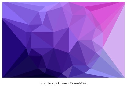 Light Purple, Pink vector polygonal illustration, which consist of triangles with a gemstone in center. Triangular design of a huge diamond for your business. Creative geometric background of gems.