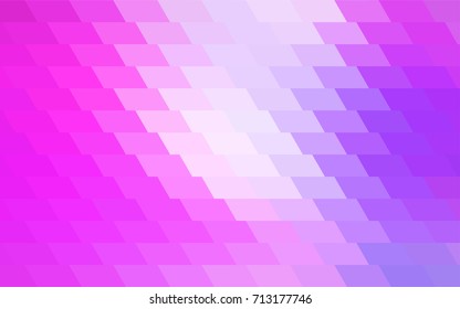 Light Purple, Pink vector polygonal illustration consisting of rectangles. Rectangular design for your business. Creative geometric background in origami style with gradient.