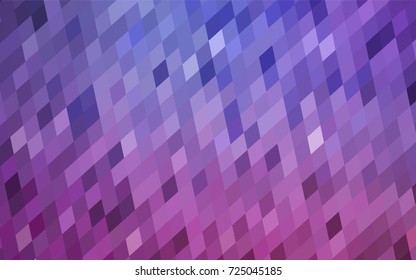 Light Purple, Pink vector polygonal illustration, which consist of rectangles. Rectangular pattern for your business design. Geometric background in Origami style with gradient. 