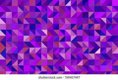 Light Purple, Pink vector polygonal template. A sample with polygonal shapes. Brand-new style for your business design.