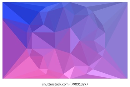 Light Purple, Pink vector polygonal illustration, which consist of triangles with a gemstone in center. Triangular design of a huge diamond for your business. Creative geometric background of gems.
