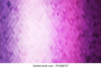 Light Purple, Pink vector polygonal illustration consisting of rectangles. Rectangular design for your business. Creative geometric background in origami style with gradient.