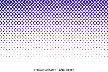 Light Purple, Pink vector red pattern of geometric circles, shapes. Colorful mosaic banner. Geometric background with colored disks.