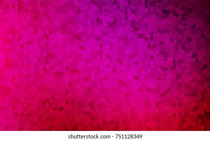 Light Purple, Pink vector red banner with set of circles, dots. Donuts Background. Creative Design Template. Technological halftone illustration.