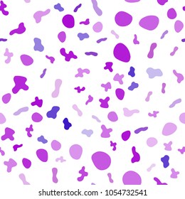 Light Purple, Pink vector seamless background with abstract circles. Colorful illustration in abstract marble style with gradient. Pattern for your business design.