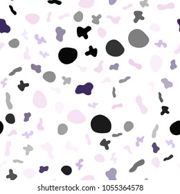 Light Purple, Pink vector seamless background with liquid shapes. A vague circumflex abstract illustration with gradient. The best blurred design for your business.