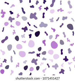 Light Purple, Pink vector seamless background with abstract circles. Creative illustration in halftone marble style with gradient. Brand-new design for your ads, poster, banner.