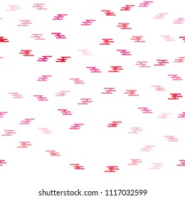 Light Purple, Pink vector seamless cover with long lines. Modern geometrical abstract illustration with staves. The pattern can be used for websites.