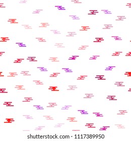 Light Purple, Pink vector seamless background with straight lines. Blurred decorative design in simple style with lines. The template can be used as a background.